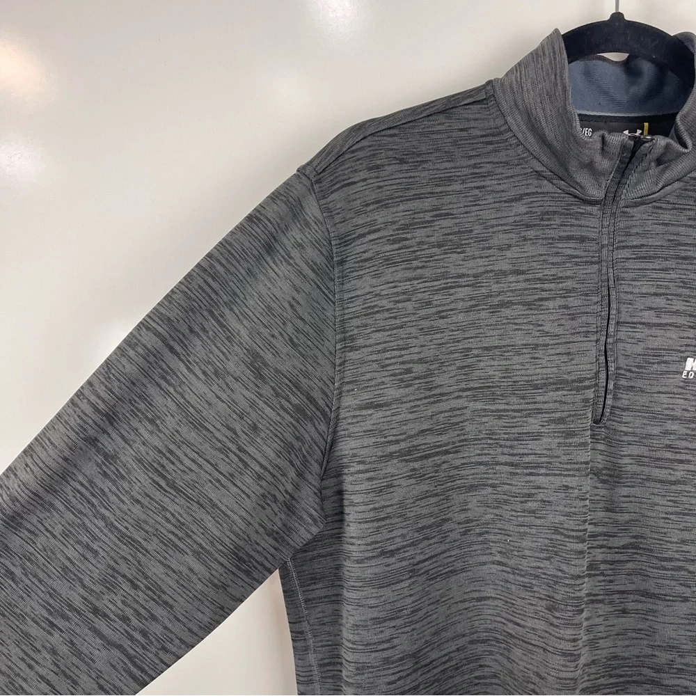 Under Armour ColdGear 1/4 Zip Pullover Men’s XL Loose Fit Sweater Hawkeye Logo